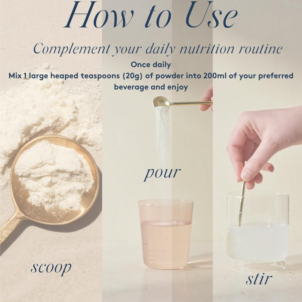 DOSE & CO Vanilla Collagen Creamer for baking adds vanilla richness to recipes
