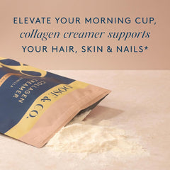 DOSE & CO Vanilla Collagen Creamer in yogurt or oats creates a creamy morning boost