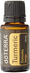 doTERRA turmeric oil 15ml bottle for uplifting aroma and mood support