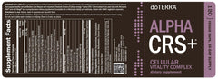 doTERRA Alpha CRS+ polyphenol blend symbolizing cellular longevity.
