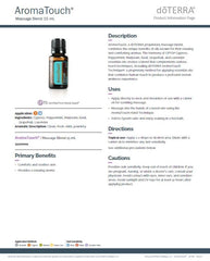 doTERRA AromaTouch spa scene evokes calm and self-care