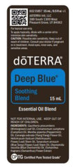 doTERRA Deep Blue relaxing massage scene, highlighting cooling sensations.