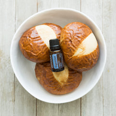 doTERRA DigestZen bottle pour for quick on-the-go digestion.
