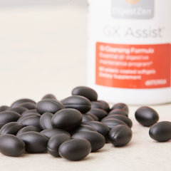 doTERRA GX Assist capsules in a digestive routine setup