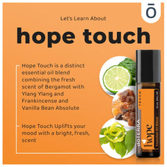 doTERRA Hope Touch CPTG-grade oils underline quality and purity in daily rituals.