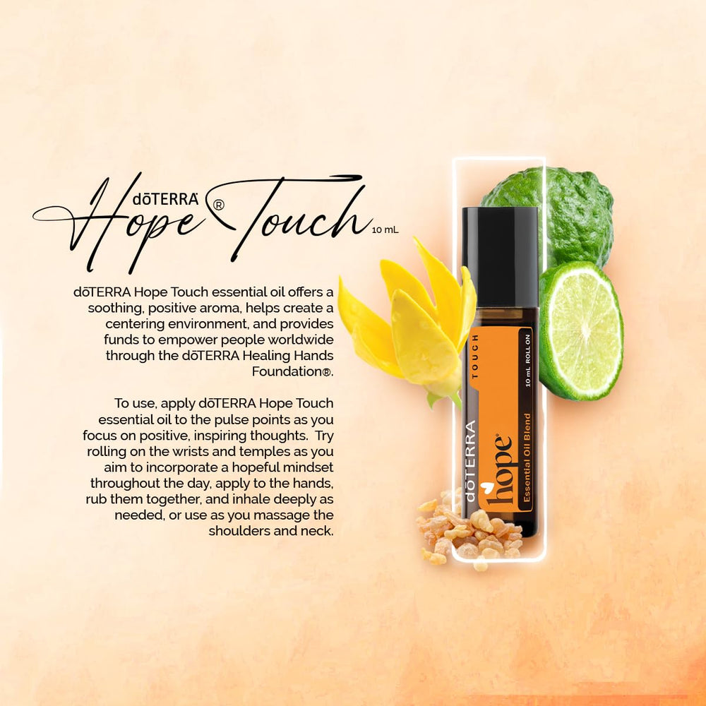 doTERRA Hope Touch uplifting blend helps create a motivating workspace environment.