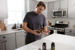 DoTERRA MicroPlex VMz veggie capsules close-up for easy daily supplementation.