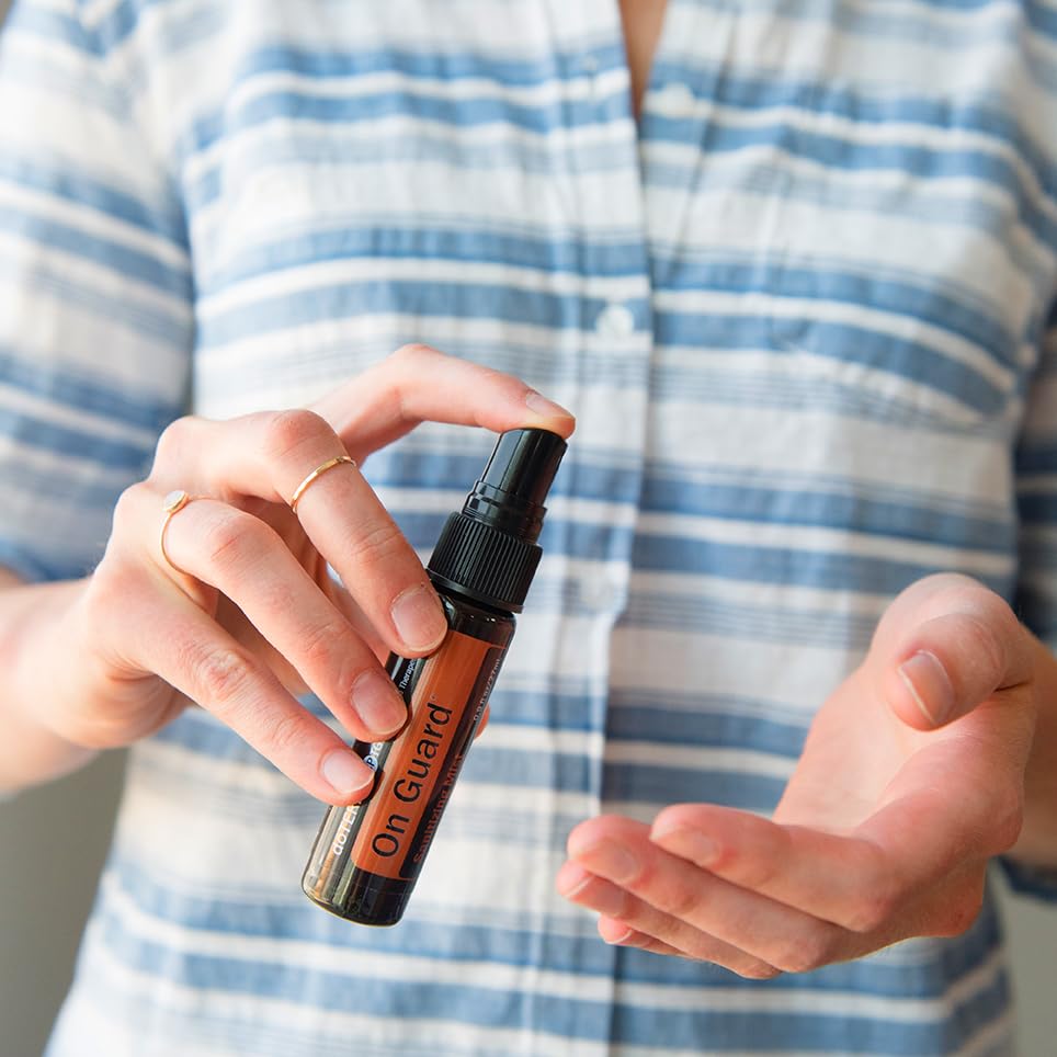 On the go, doTERRA On Guard fits bags and pockets