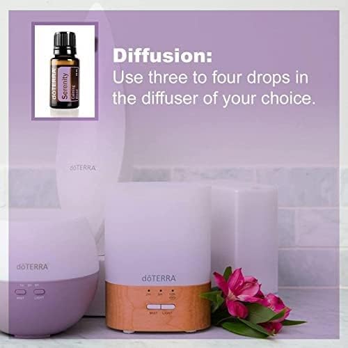 doTERRA Serenity diffuser setup creating a tranquil home environment