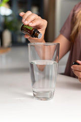 doTERRA Spanish Sage Oil label closeup; premium essential oil for mindful use.