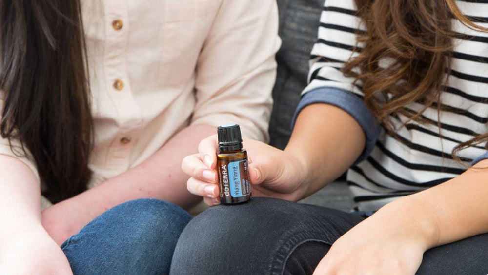 doTERRA Ylang Ylang steam facial for soothing skin and aroma