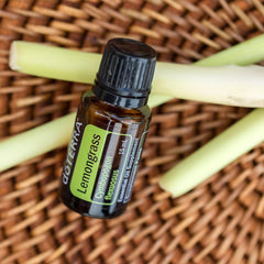 doTERRA Lemongrass oil 15 ml two-pack box shown for convenient home use