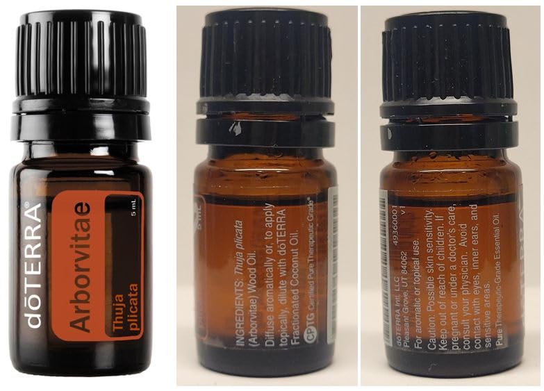 doTERRA Arborvitae packaging communicates heritage and purity.