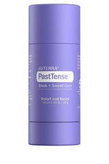 doTERRA PastTense Stick + Sweet Gum packaging for portable relief.