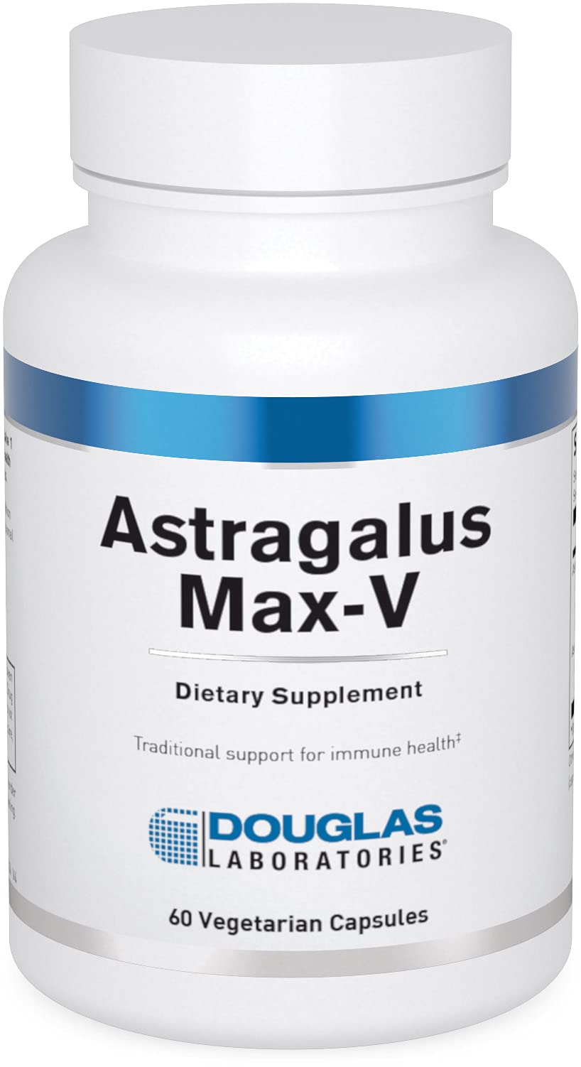 Douglas Laboratories Astragalus Max-V bottle front view for daily immune support.