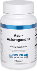 Douglas Laboratories Ayur-Ashwaganda bottle for energy support.