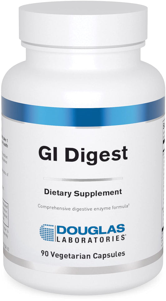 Douglas Laboratories GI Digest bottle pour for easy daily enzyme dosing