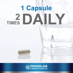 Douglas Laboratories Ginkgo Biloba Max-V capsules in a neat pile ready for use.