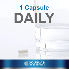 Douglas Laboratories Policosanol label front showing formula for lipid metabolism.