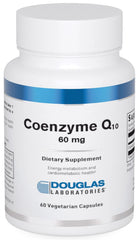 Douglas Laboratories CoQ10 60mg bottle-front showing capsules and label for antioxidant support