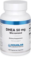 Douglas Laboratories DHEA 50 mg capsule for hormone balance and immune support.