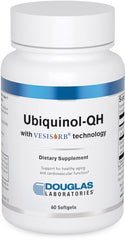 Douglas Laboratories Ubiquinol-QH softgels bottle supports aging and heart health