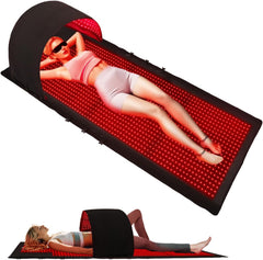 Dowceivm red light therapy chamber front view showing wide full-body coverage