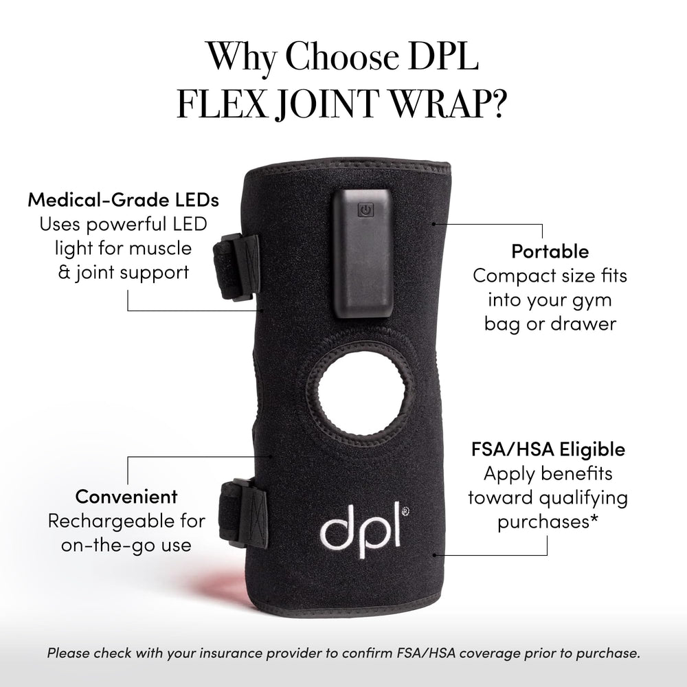 dpl Flex Joint Wrap on ankle supporting versatile area coverage