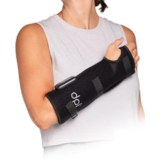 DPL red light wrap on wrist, front view, showing comfortable fit for daily tasks.
