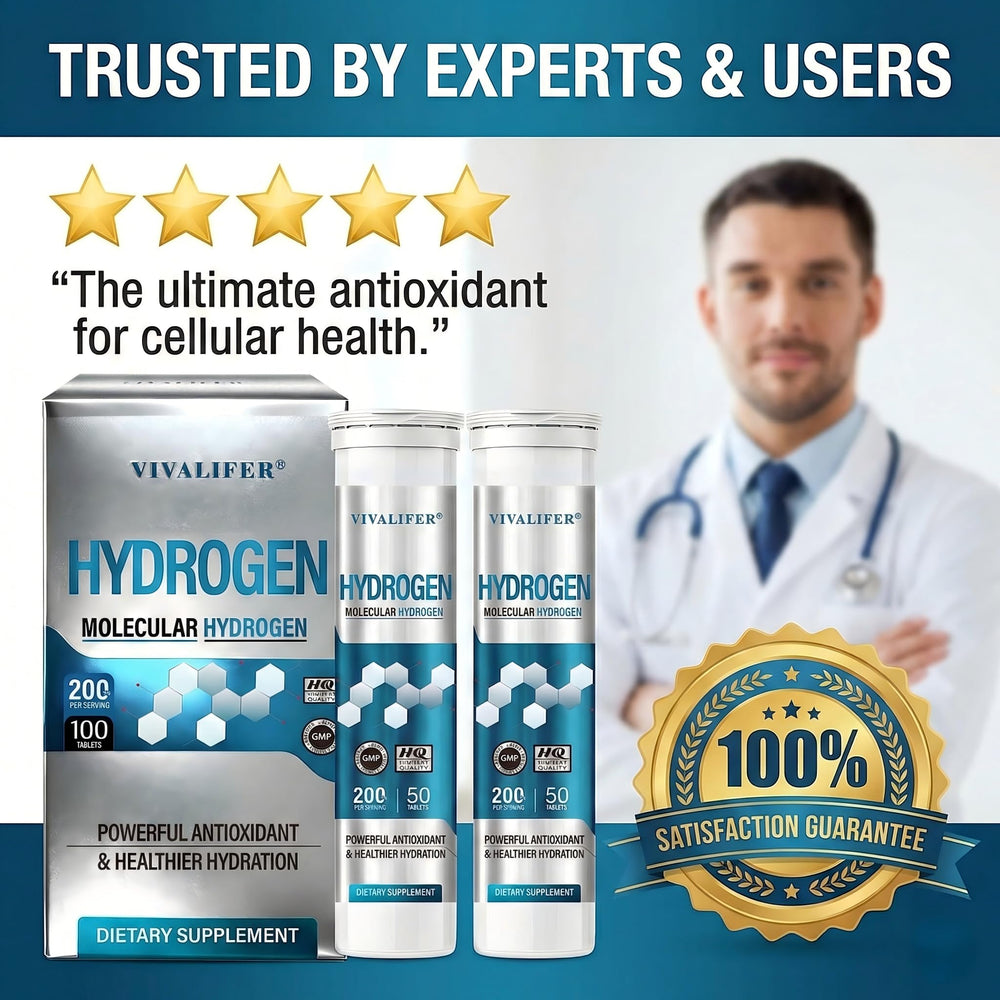 DQQI Hydrogen Water Tablets travel ready bottle for on the go hydration