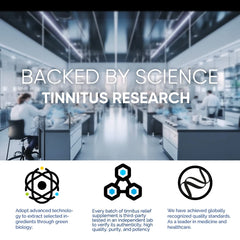 DQQI Tinnitus Relief serving size information supports easy daily dosing for consistency.
