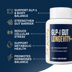 Dr. Ashley Wellness GLP-1 polyphenols ingredients show botanicals for antioxidant support.