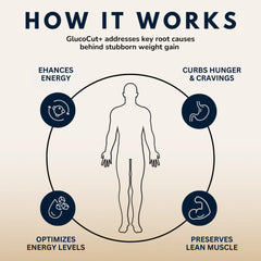 Dr. Ashley Wellness GlucoCut+ label detail highlighting quality ingredients for daily use.