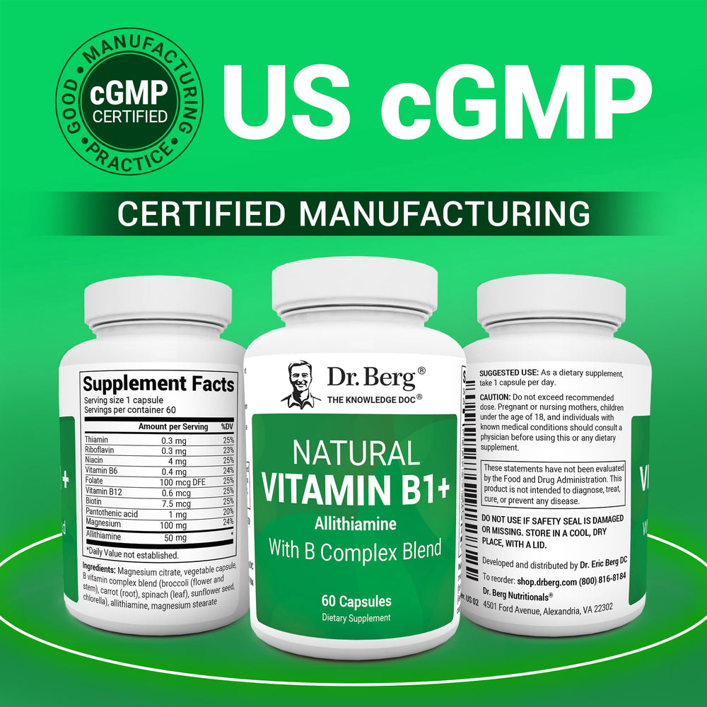 Dr. Berg 60 capsules per bottle for two months of use