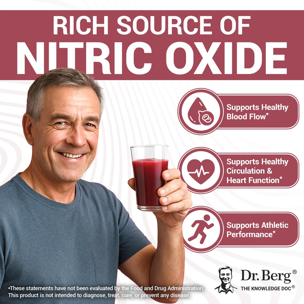 Kitchen scene with Dr. Berg Beet Powder ready for daily routine