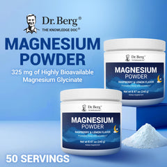 Dr. Berg Magnesium Glycinate Powder cold water mix for refreshing drink