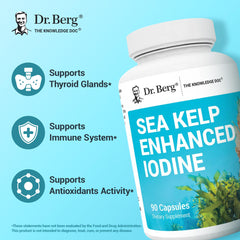 Dr. Berg Sea Kelp Iodine label highlights Icelandic-sourced ingredients