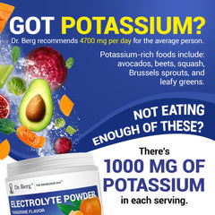 Close-up of Dr. Berg hydration label showing potassium and pink Himalayan salt details.