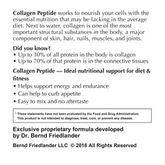 Dr. Bernd Friedlander collagen 620g grass-fed bottle shows quality sourcing