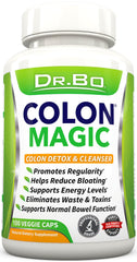 DR. BO Colon Cleanse bottle with capsules for daily digestive support
