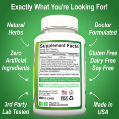 DR. BO Colon Cleanse pills highlighting potential bloating relief