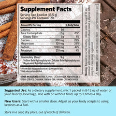Dr. Boz Keto BHB powder lab-tested label closeup ensures quality.