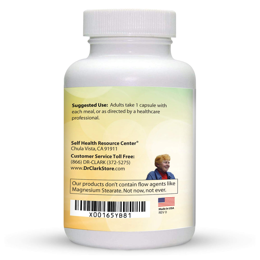 Dosing with meal guidance for Dr. Clark Pancreatin 8X