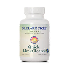 Dr. Clark's Purity Quick Liver Cleanse bottle for daily detox rituals.