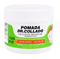 Dr. Collado Analgesic Gel 4 oz tube for quick topical cooling relief