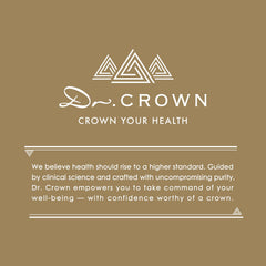 DR. CROWN Joints cartilage support visual for active living.