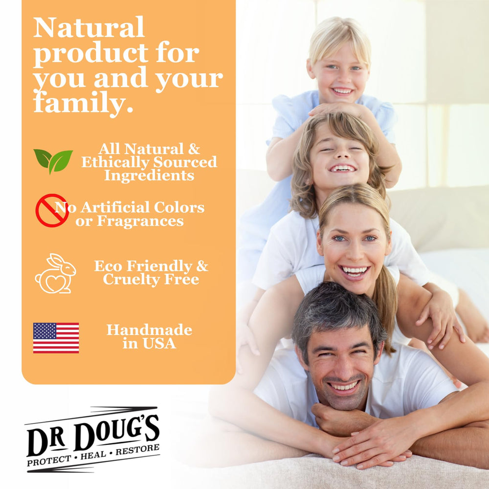 2oz twist-stick packaging of Dr. Doug's balm.