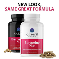 DR. EMIL NUTRITION Berberine with cinnamon capsules shows a flavorful daily option.
