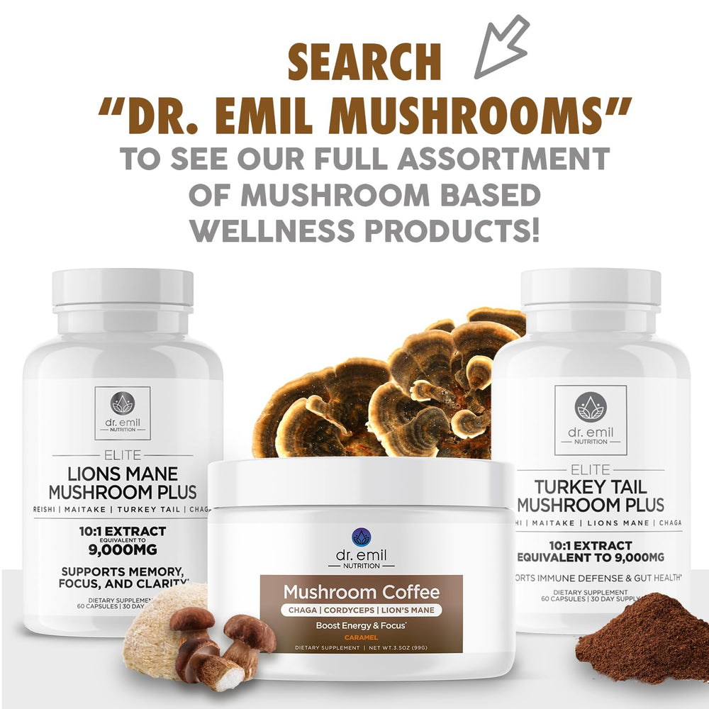 DR. EMIL NUTRITION Bottle with capsules ready for daily use.