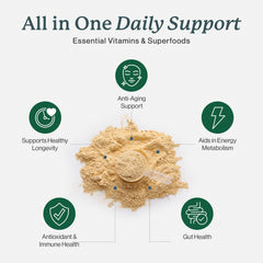 Dr. Fuhrman Complete Greens packaging and ingredients emphasizing organic greens and superfoods
